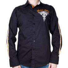 Pánská košile Rebel Spirit královská lilie v plamenech | Luxusní dárek