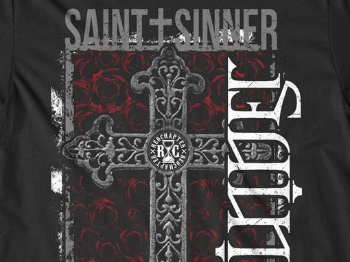VIDEO - Pánské tričko Red Chapter Saint / Sinner