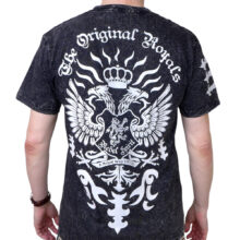 Pánské tričko Rebel Spirit The Original Royals (stříbrné) SSK151765-BLK