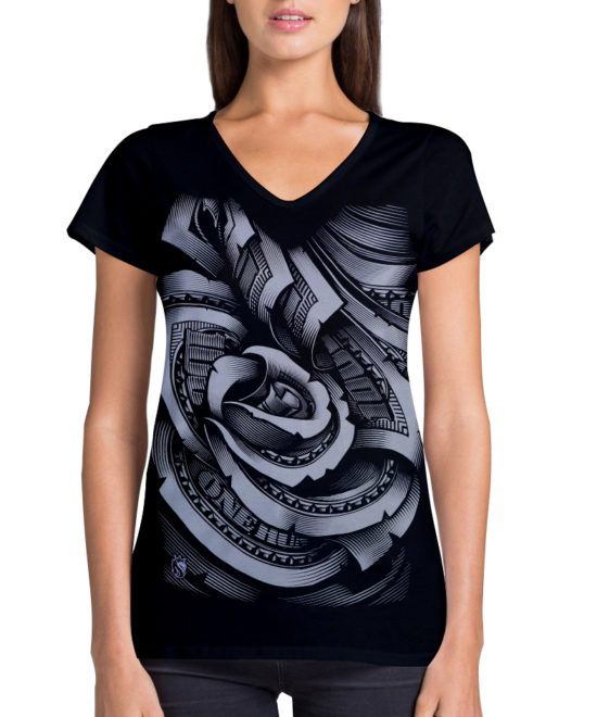 Dámské tričko OG Abel Money Rose YGV037-BLK