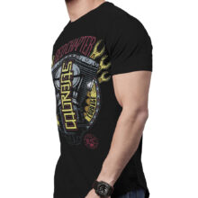 Pánské motorkářské tričko Red Chapter Strength / Courage COR1177-BLK Pánské motorkářské tričko Red Chapter Strength / Courage COR1177-BLK