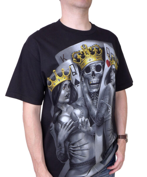 Pánské tričko OG Abel Two of a kind A0271-BLK