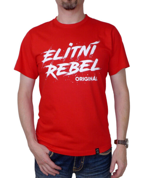 Pánské tričko Elitní Rebel Originál (červené)