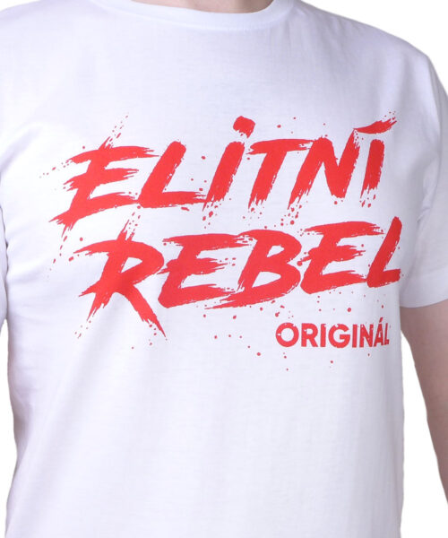 Pánské tričko Elitní Rebel Originál (bílé)