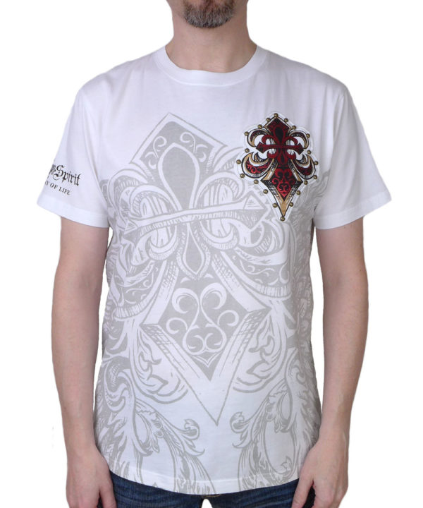 Pánské tričko Rebel Spirit královská lilie s křídly