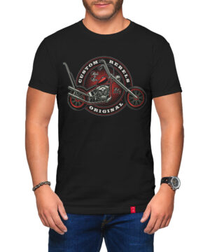 Motorkářské tričko Custom Rebels Original: Vlastní Custom originál