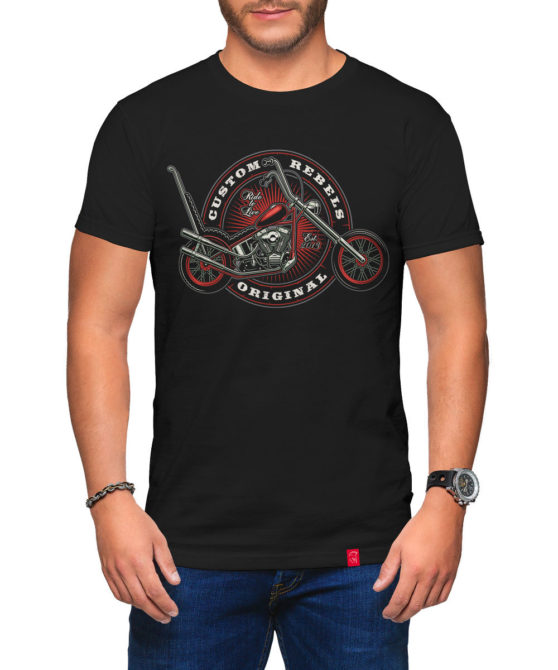 Pánské motorkářské tričko Custom Rebels Original
