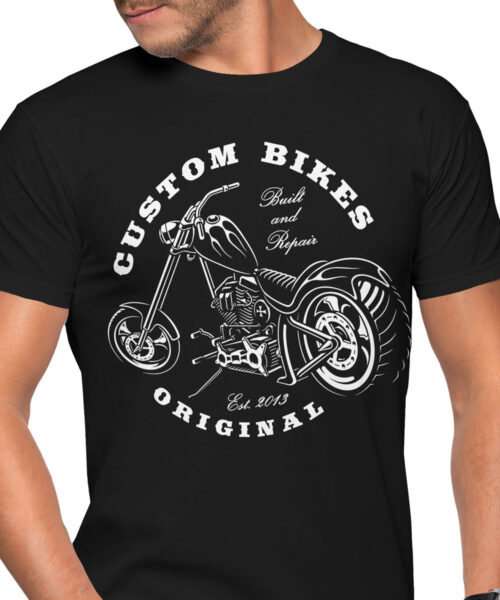 Pánské motorkářské tričko Custom Bikes Original