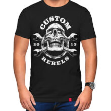 Pánské motorkářské tričko Custom Rebels pro custom našince