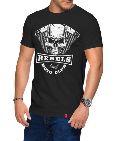 Pánské motorkářské tričko Rebels Moto Club