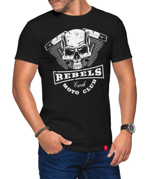 Pánské motorkářské tričko Rebels Moto Club
