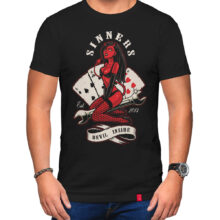 Pánské motorkářské tričko Devil Inside: Nezkrotná povaha