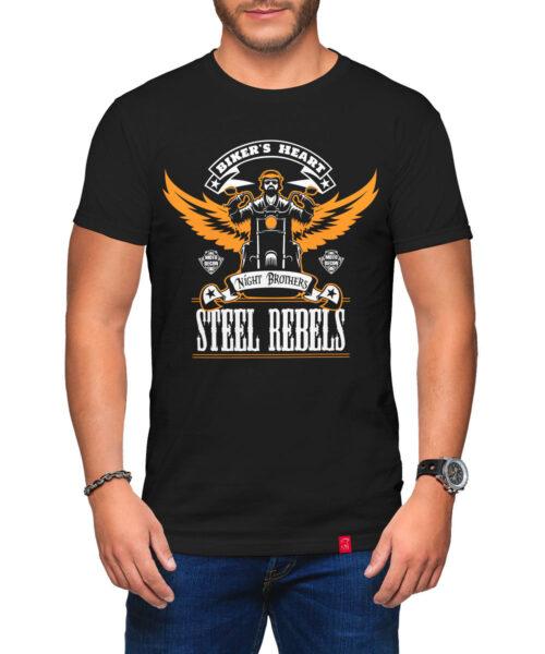 Pánské motorkářské tričko Steel Rebels