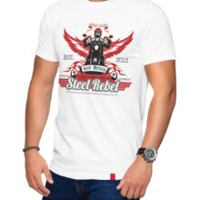 Pánské motorkářské tričko Steel Rebel: Oceloví rebelové vyrážejí
