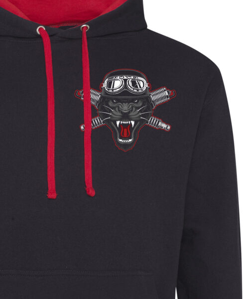 Pánská motorkářská mikina Panther Garage Elitní Rebel