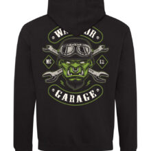Pánská motorkářská mikina Warrior Garage Elitní Rebel
