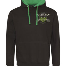 Pánská motorkářská mikina Warrior Garage Elitní Rebel