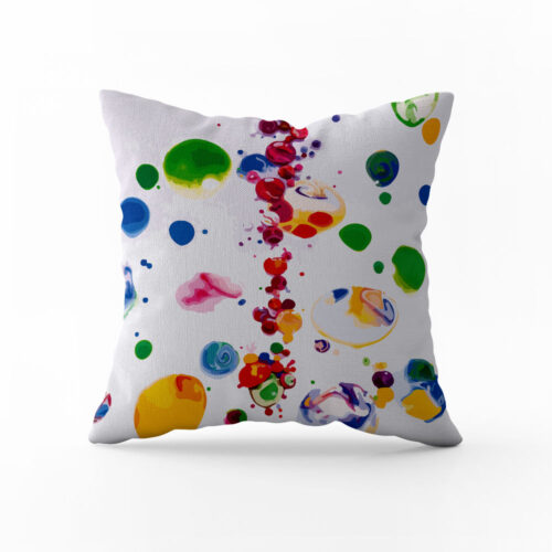 Luxusní dekorační polštář Circus Art: Zábavný a barevný polštář