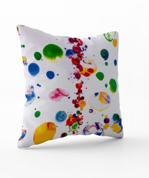 Luxusní dekorační polštář Circus Art: Zábavný a barevný polštář