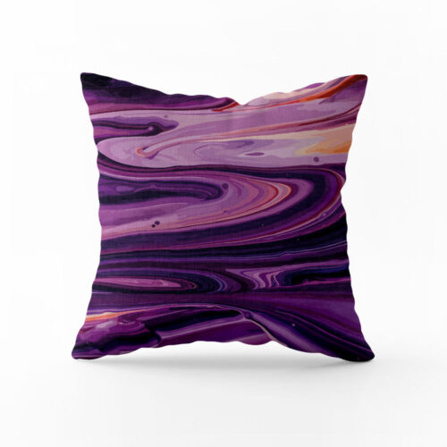 Luxusní dekorační polštář Sunset Art: Krása západu slunce