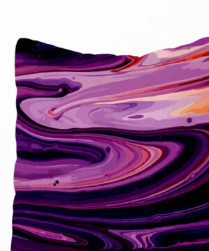 Luxusní dekorační polštář Sunset Art: Krása západu slunce