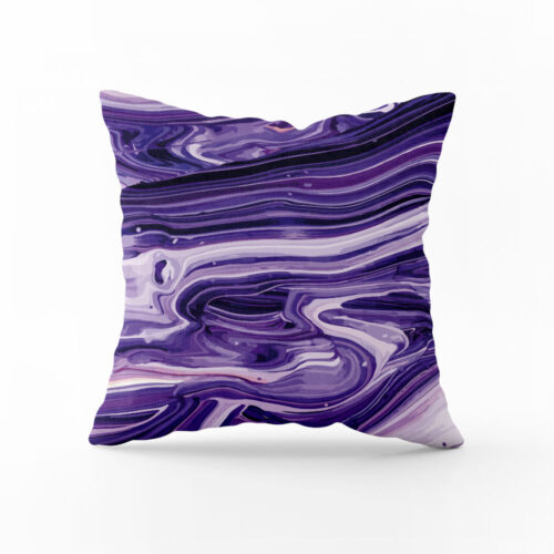 Luxusní dekorační polštář Blue Lagoon Art: Exotická laguna