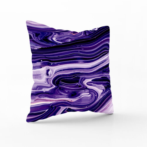 Luxusní dekorační polštář Blue Lagoon Art: Exotická laguna