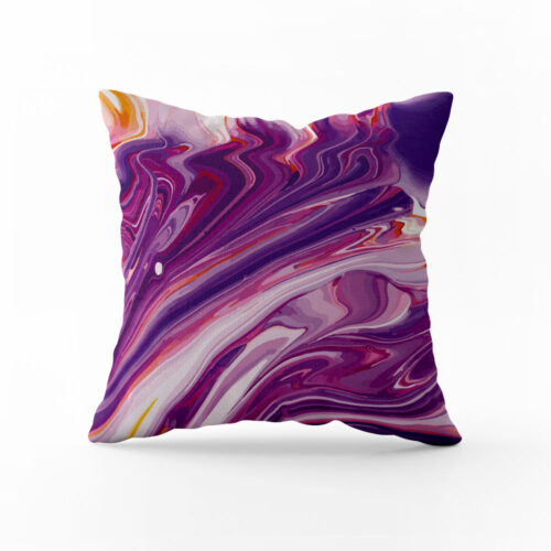 Luxusní dekorační polštář Lava Art: Žhavý svět vulkánů