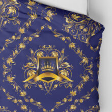 Povlečení přikrývka Royal Blue | Královská kolekce | ElitniRebel.cz