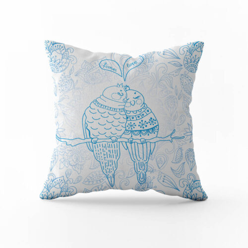 Dekorační polštář Zamilovaní ptáčkové: něha pro váš domov