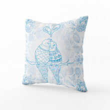 Dekorační polštář Zamilovaní ptáčkové: něha pro váš domov