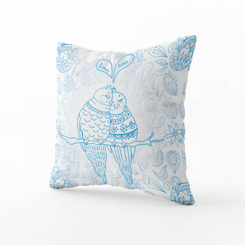 Dekorační polštář Zamilovaní ptáčkové: něha pro váš domov