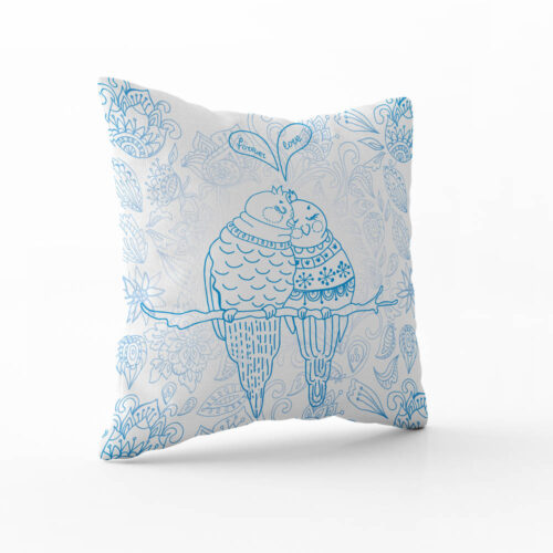 Dekorační polštář Zamilovaní ptáčkové: něha pro váš domov