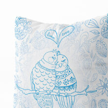 Dekorační polštář Zamilovaní ptáčkové: něha pro váš domov