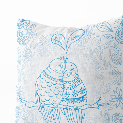 Dekorační polštář Zamilovaní ptáčkové: něha pro váš domov