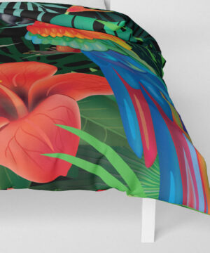 Povlečení přikrývka Barevný papoušek | Kolekce Zvířata | ElitniRebel.cz