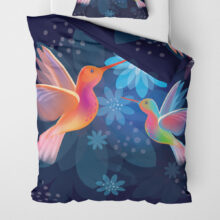 Povlečení přikrývka Dva kolibříci | Kolekce Zvířata | ElitniRebel.cz
