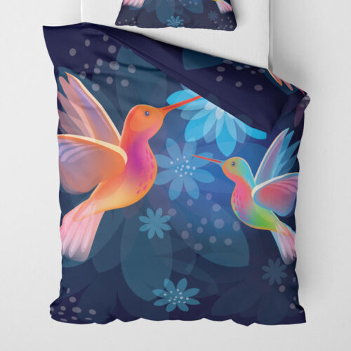 Povlečení přikrývka Dva kolibříci | Kolekce Zvířata | ElitniRebel.cz