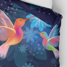 Povlečení přikrývka Dva kolibříci | Kolekce Zvířata | ElitniRebel.cz