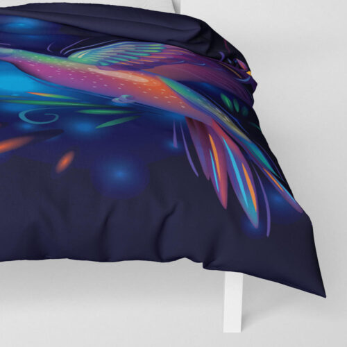 Povlečení přikrývka Kolibřík v ráji | Kolekce Zvířata | ElitniRebel.cz