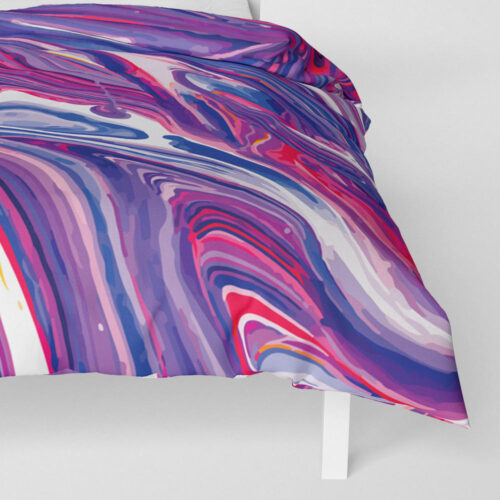 Povlečení přikrývka Blue Fire Art | Kolekce Art | ElitniRebel.cz