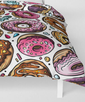 Povlečení přikrývka Donuty (světlé) | Kolekce Funny | ElitniRebel.cz