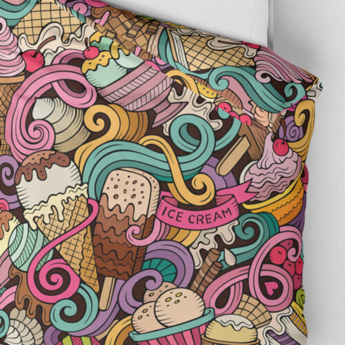 Povlečení přikrývka Zmrzlina | Kolekce Funny | ElitniRebel.cz