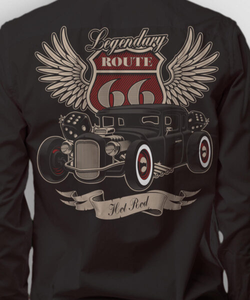 Pánská košile Route 66 | Moto kolekce | ElitniRebel.cz