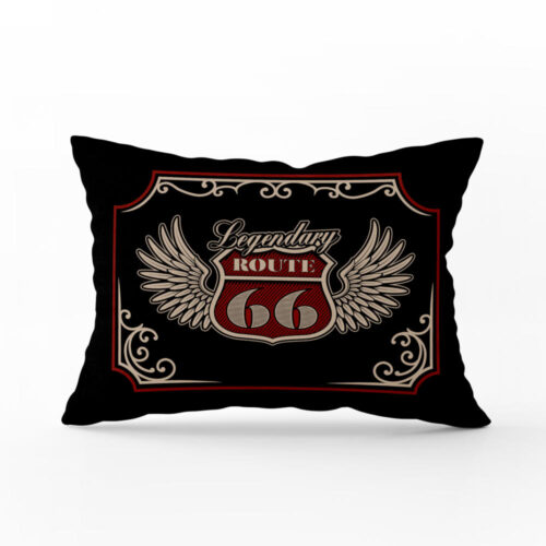 Povlak na polštář Route 66 | Kolekce MOTO | ElitniRebel.cz