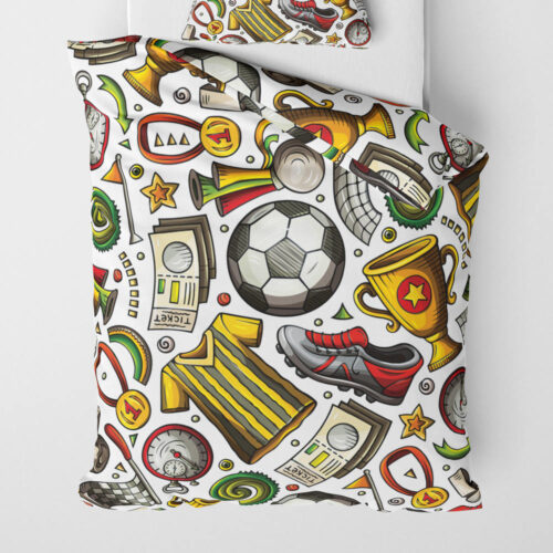 Povlečení přikrývka Fotbal (světlé) | Kolekce Funny | ElitniRebel.cz