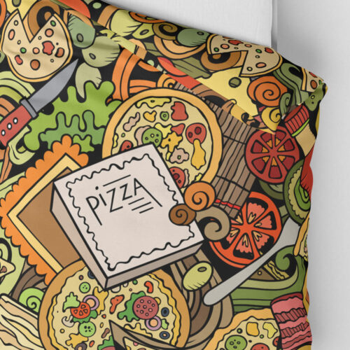 Povlečení přikrývka Pizza | Kolekce Funny | ElitniRebel.cz