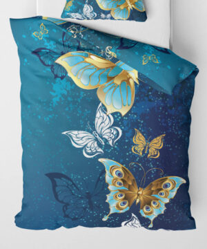 Povlečení přikrývka Blue Butterflies | Kolekce Luxus | ElitniRebel.cz