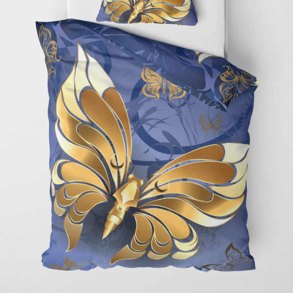 Povlečení přikrývka Golden Butterfly | Kolekce Luxus | ElitniRebel.cz