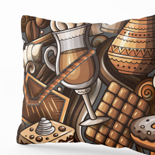 Povlak na polštář Velké Kafíčko | Kolekce Funny | ElitniRebel.cz